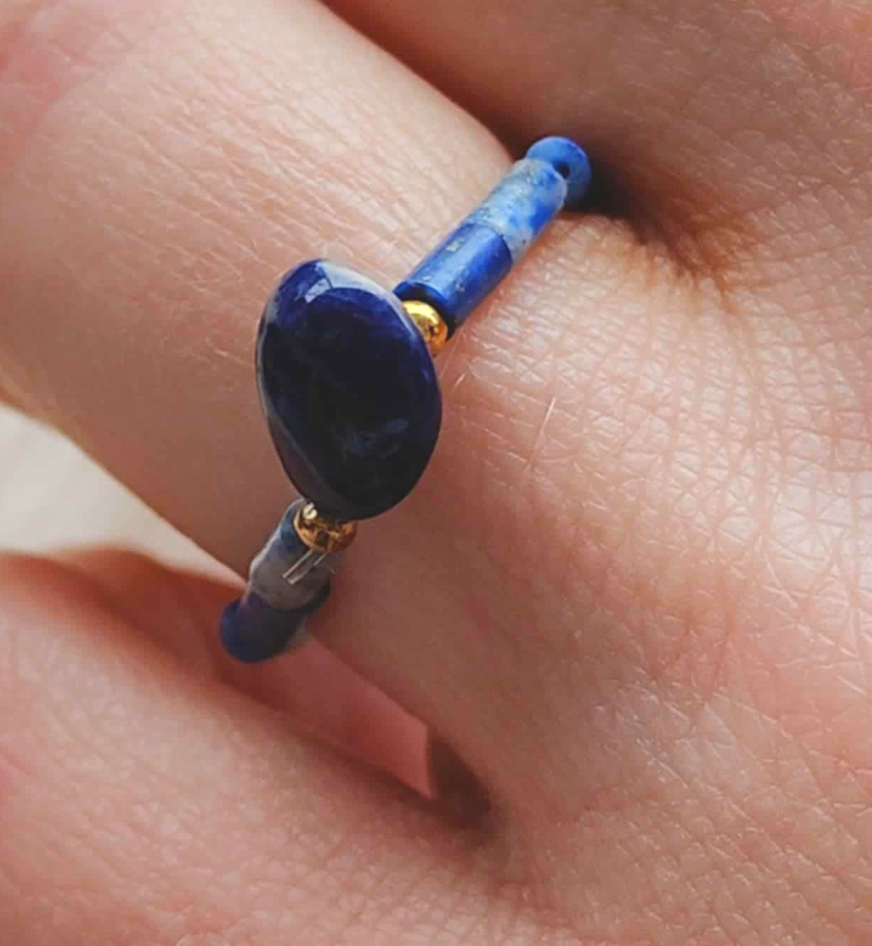 „Strażnik Prawdy” – Lapis Lazuli i Hematyt